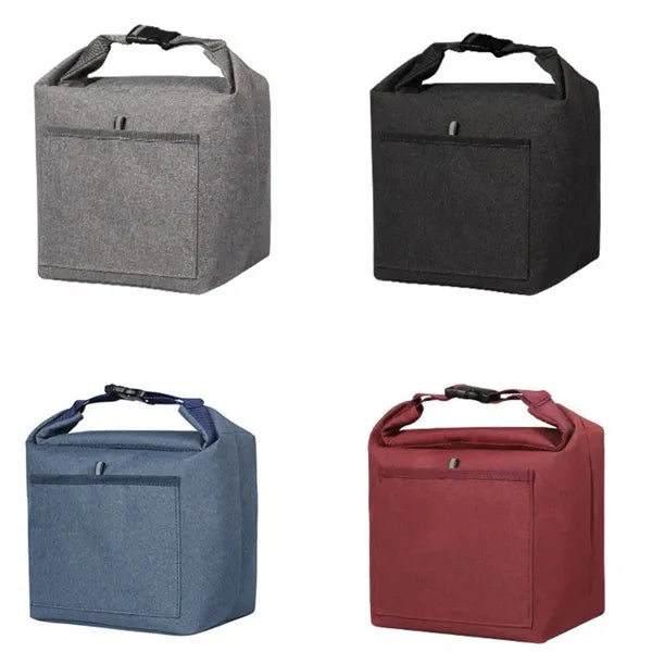 Heathered Polyester Insulated Lunch Tote