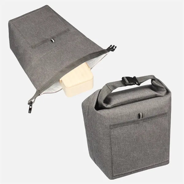 Heathered Polyester Insulated Lunch Tote