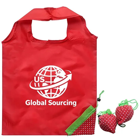 Strawberry Foldable Grocery Bag