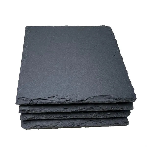 Square Slate Coaster with 1 Color Imprint