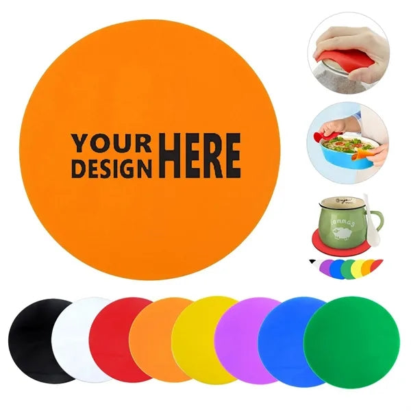 Silicone Jar Opener Coaster 5.1" for Easy Grip