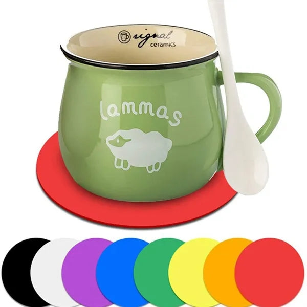 Silicone Jar Opener Coaster 5.1" for Easy Grip