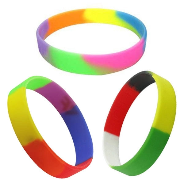 Multi-Color Silicone Bracelet