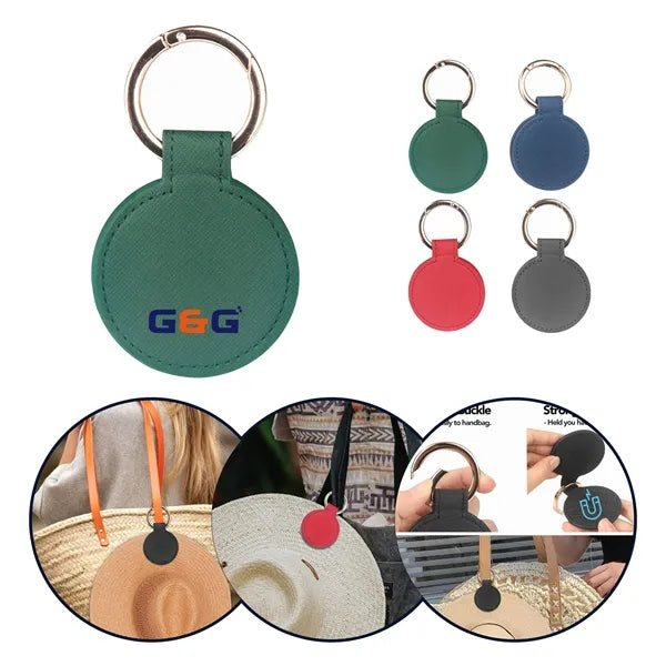 PU Leather Magnetic Hat Clip
