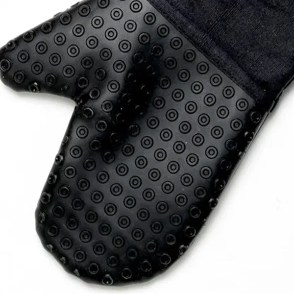 Heat-Resistant Long Silicone Oven Mitts