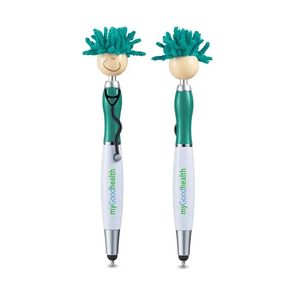 MopToppers Screen Cleaner With Stethoscope Stylus Pen