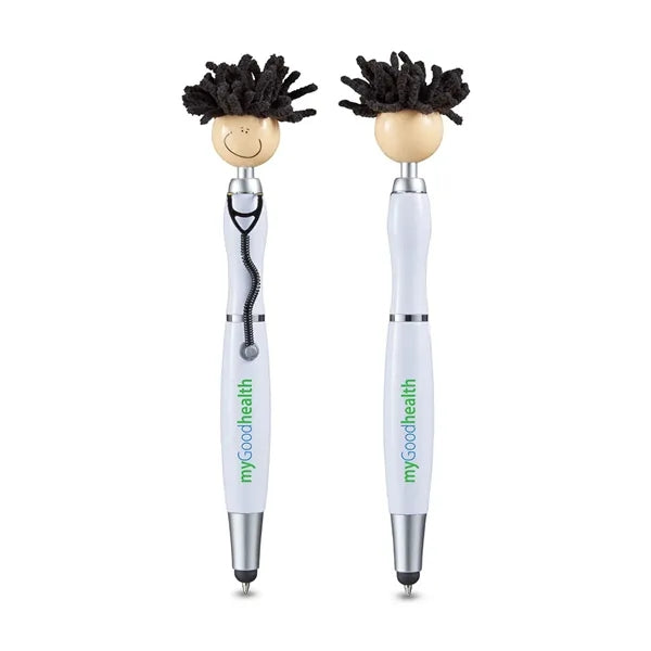 MopToppers Screen Cleaner With Stethoscope Stylus Pen