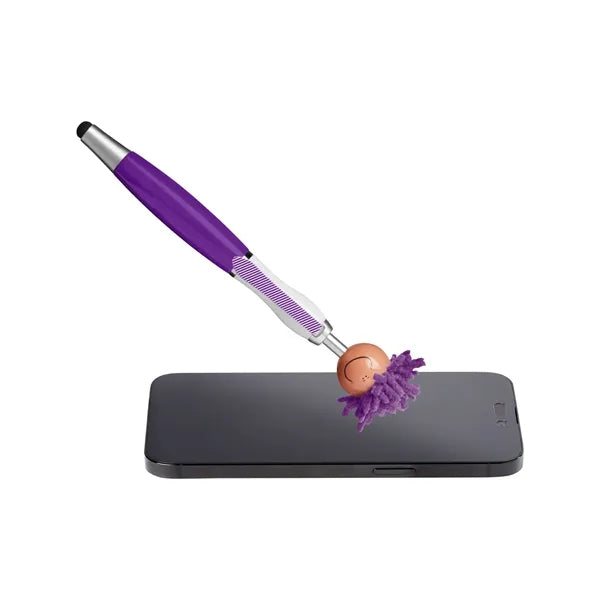 MopToppers Multicultural Screen Cleaner With Stylus Pen
