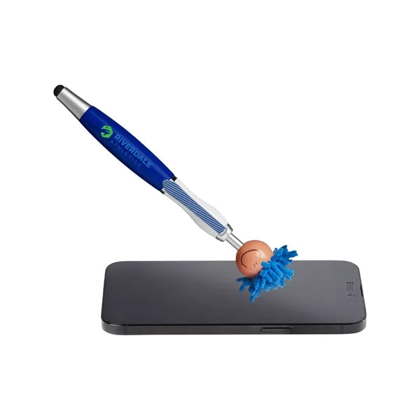 MopToppers Multicultural Screen Cleaner With Stylus Pen