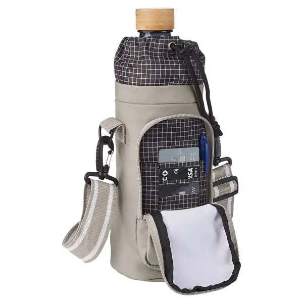 Academy Eco Friendly Water Bottle Bag With Storage Pocket