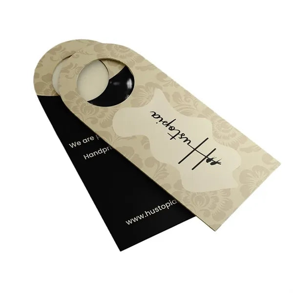 Eco-friendly Paper Cardboard Hanging Flyer Door Knob Hanger
