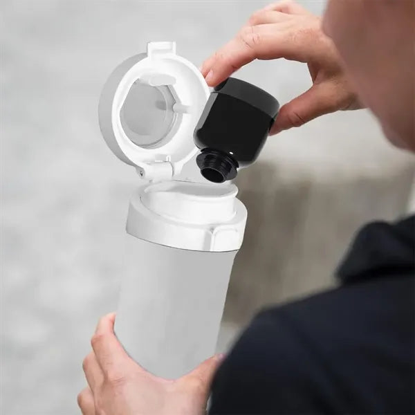 Portable Protein Powder Container with Keychain
