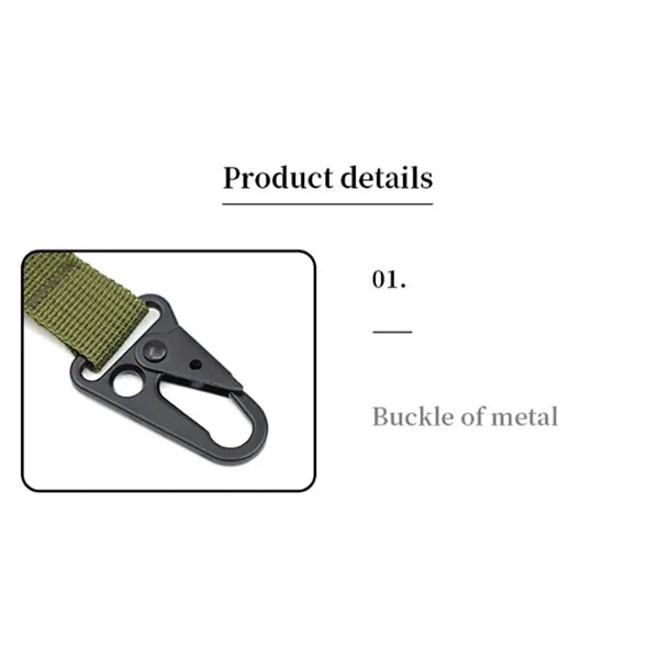 Outdoor Fishing Telescopic Eagle Beak Buckle Belt Back Clip