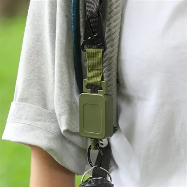 Outdoor Fishing Telescopic Eagle Beak Buckle Belt Back Clip