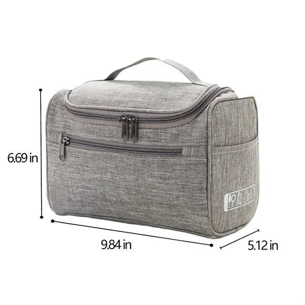 Multipurpose Portable Zipper Handheld Cosmetic Bag With Hook