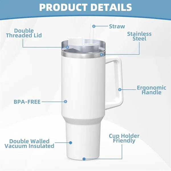 40oz Stainless Steel Travel Mugs