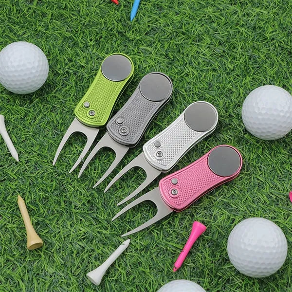 Golf Divot Repair Tool Magnetic Ball Marker