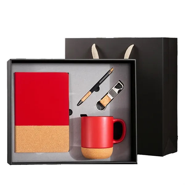 Welcome New Hire Gift Set with Notebook, Keychain, Pen & Mug