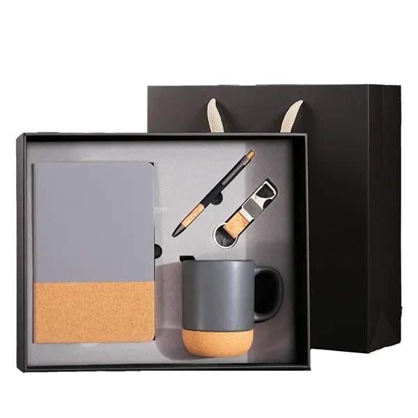 Welcome New Hire Gift Set with Notebook, Keychain, Pen & Mug