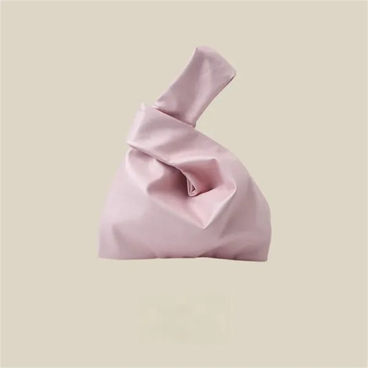 Japanese Wrist Bag Sleeve Knot Pouch Portable Tote Purse
