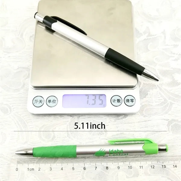 Soft touch click ballpoint pen