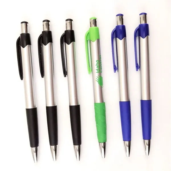 Soft touch click ballpoint pen