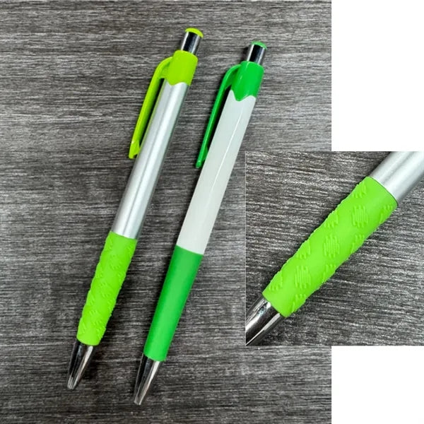 Soft touch click ballpoint pen