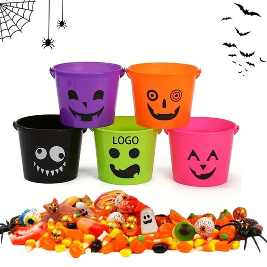 Halloween Pumpkin Pails with Handle