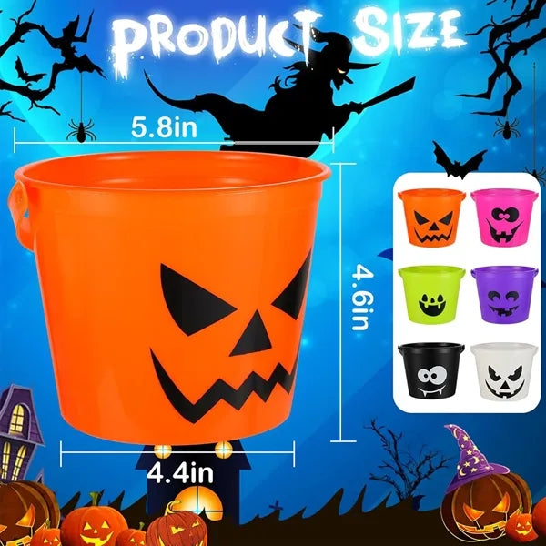 Halloween Pumpkin Pails with Handle