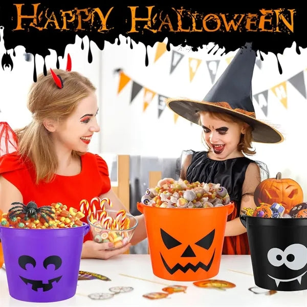 Halloween Pumpkin Pails with Handle