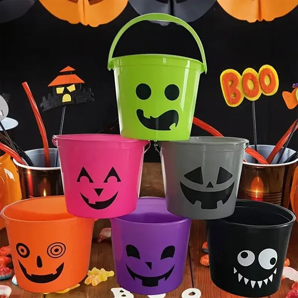 Halloween Pumpkin Pails with Handle