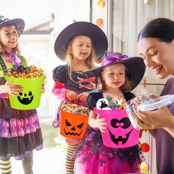 Halloween Pumpkin Pails with Handle