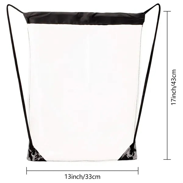 Waterproof Clear Drawstring Bags