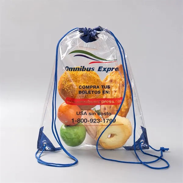 Waterproof Clear Drawstring Bags