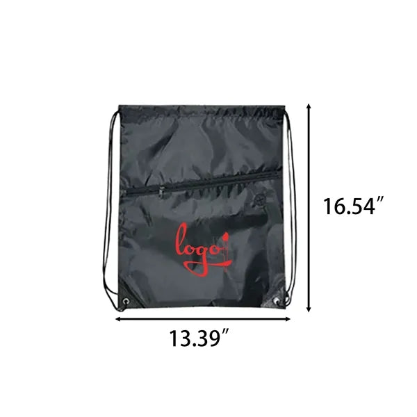 210D Polyester Strap for Backpack with Earphone Hole and Zip