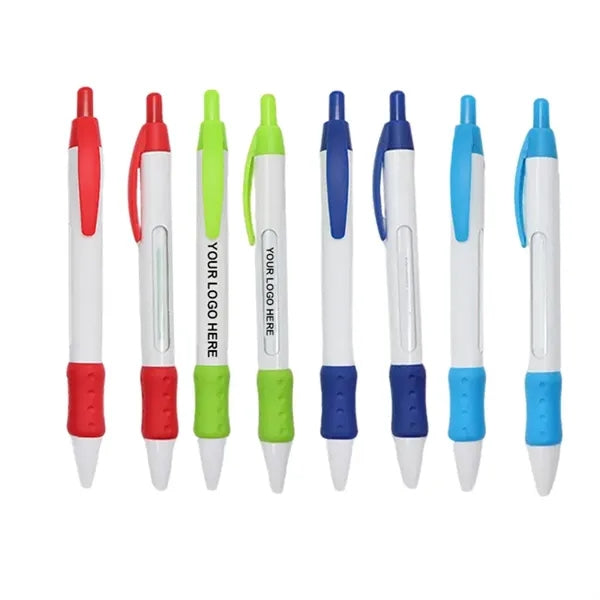 Retractable Ballpoint Pen With Scroll Message Window