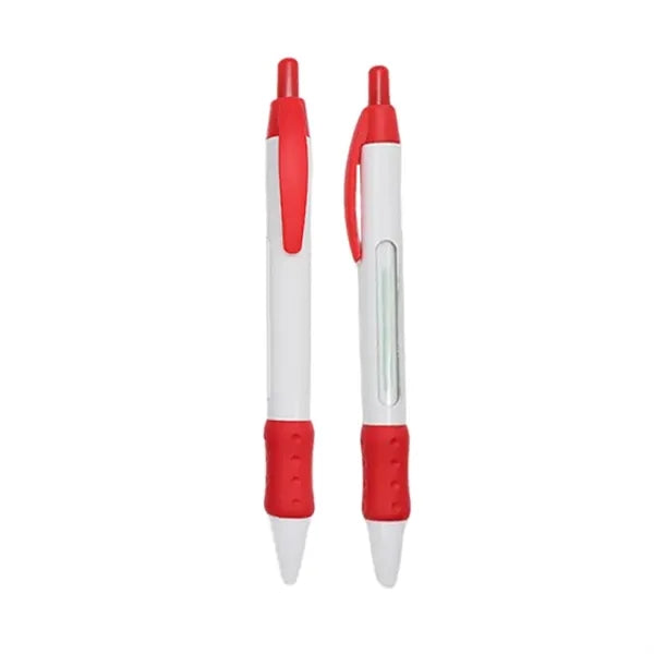 Retractable Ballpoint Pen With Scroll Message Window