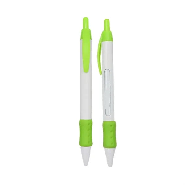 Retractable Ballpoint Pen With Scroll Message Window