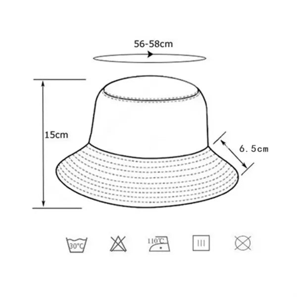 Rainbow Cotton Twill Bucket Hat