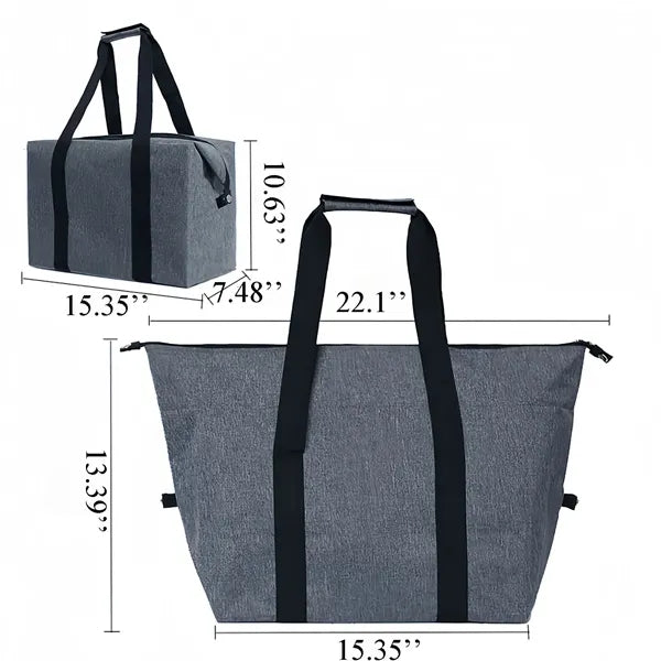 Insulated Cooler Tote Bag for Picnic and Travel