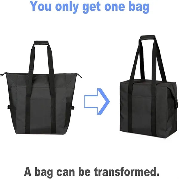 Insulated Cooler Tote Bag for Picnic and Travel
