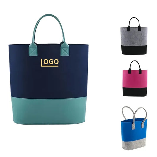 Felt Shopping Tote with Handles