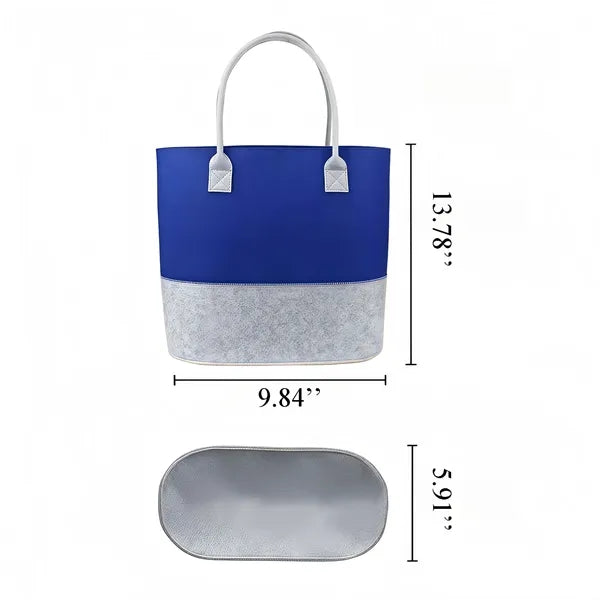 Felt Shopping Tote with Handles