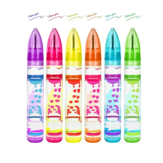 Colorful Liquid Motion Pens for Fidgety