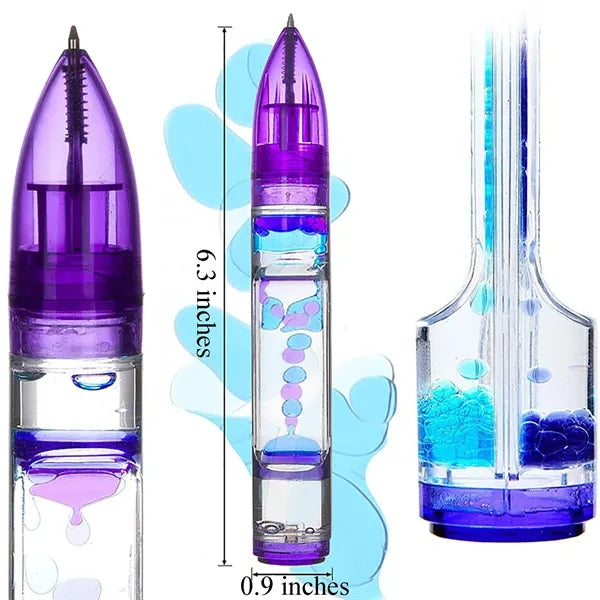 Colorful Liquid Motion Pens for Fidgety
