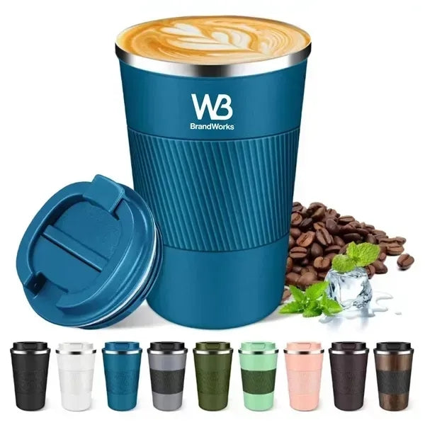 12 Oz Stainless Steel Insulated Travel Coffee Mug