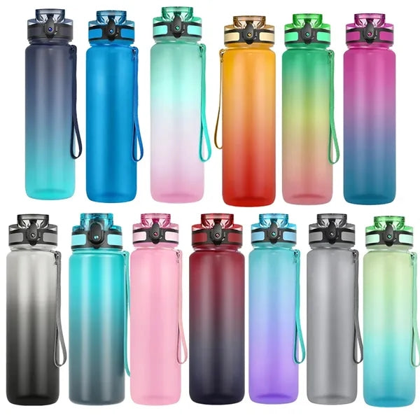 32OZ Gradient Wide Mouth BPA Free Water Bottle