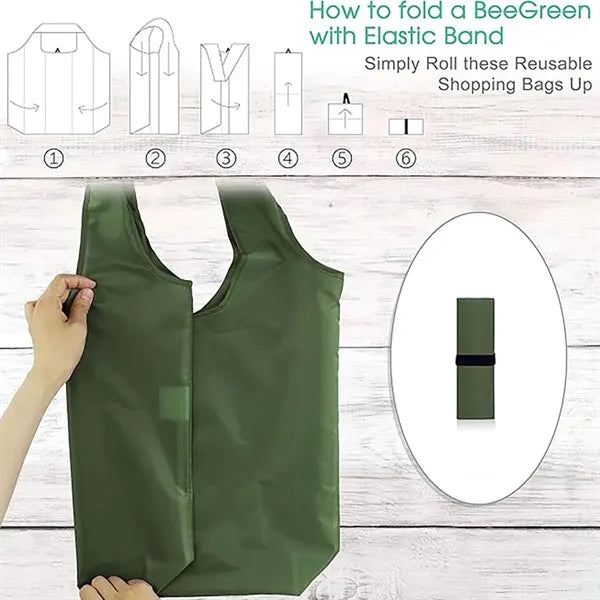 Waterproof Oxford Folding Shopping Bag