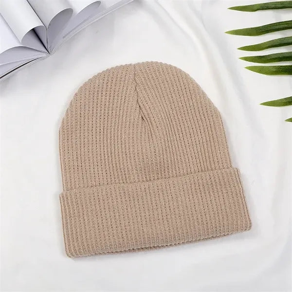 Kids Winter Warm Cuffed Caps Knit Beanie Hat