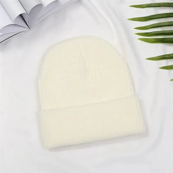 Kids Winter Warm Cuffed Caps Knit Beanie Hat